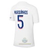 Maglia ufficiale Paris Saint Germain Marquinhos 5 Alternativa 2022-23 per Uomo